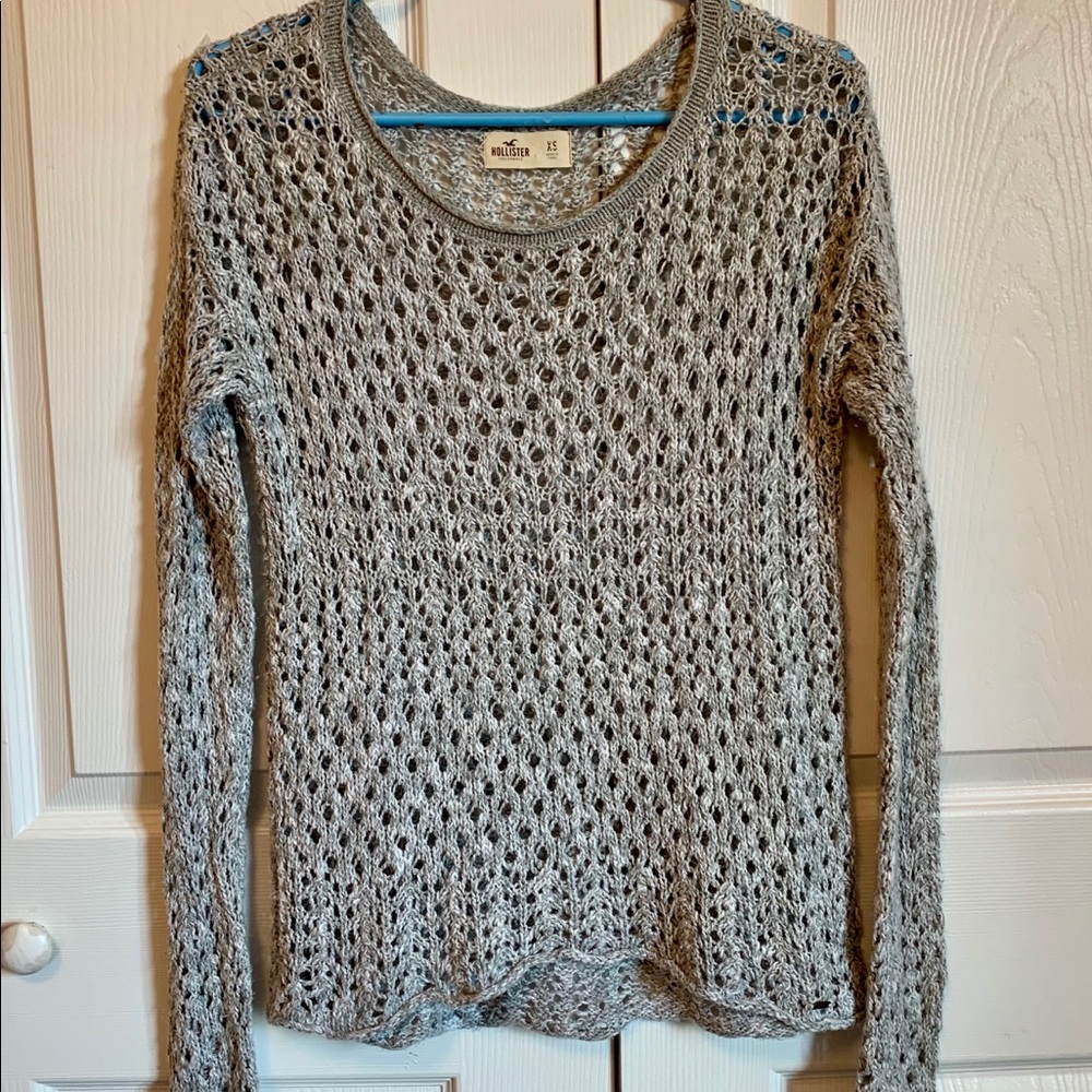 Hollister XS Crochet Sweater - Picture 2 of 4